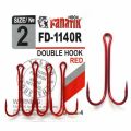 Двойной крючок Fanatik FD-1140 RED Fanatik-club Беларусь 3702