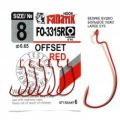 Офсетный крючок Fanatik FO-3315 RED Fanatik-club Беларусь 17064