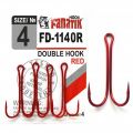 Двойной крючок Fanatik FD-1140 RED Fanatik-club Беларусь 19577