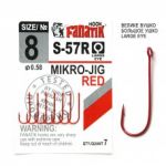 Одинарный крючок Fanatik S-57 RED Fanatik-club Беларусь 17050