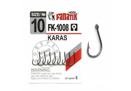 Крючок KARAS FK-1008 Fanatik-club Беларусь 15498
