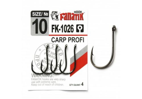 Крючок CARP PROFI FK-1026 Fanatik-club Беларусь 15767