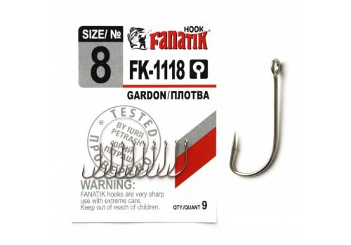 Крючок GARDON-ПЛОТВА FK-1118 Fanatik-club Беларусь 15770