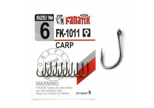 Крючок CARP FK-1011 Fanatik-club Беларусь 15500
