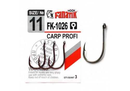 Крючок CARP PROFI FK-1026 Fanatik-club Беларусь 15758