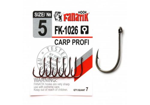 Крючок CARP PROFI FK-1026 Fanatik-club Беларусь 15762