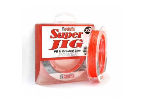 ШНУР 8-МИ ЖИЛЬНЫЙ SUPER JIG 120м (Оранжевый) Fanatik-club Беларусь 16228