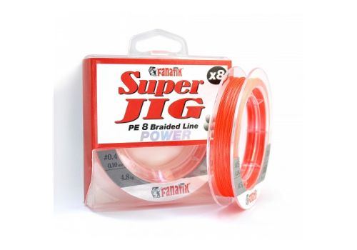 ШНУР 8-МИ ЖИЛЬНЫЙ SUPER JIG 120м (Оранжевый) Fanatik-club Беларусь 16223