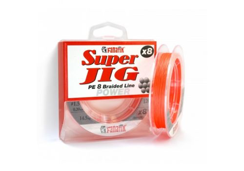 ШНУР 8-МИ ЖИЛЬНЫЙ SUPER JIG 120м (Оранжевый) Fanatik-club Беларусь 16227