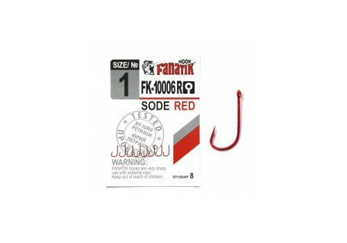 Крючок SODE RED FK-10006RD Fanatik-club Беларусь 17070
