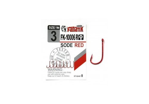Крючок SODE RED FK-10006RD Fanatik-club Беларусь 17071
