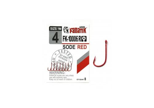 Крючок SODE RED FK-10006RD Fanatik-club Беларусь 17072